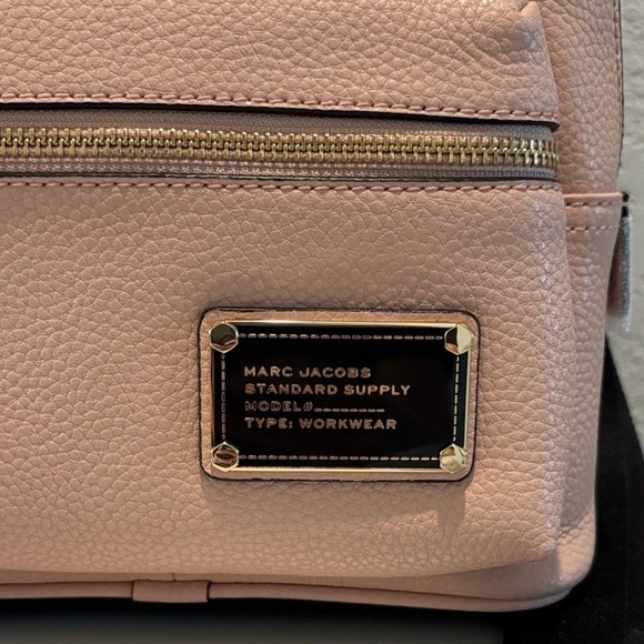 Marc Jacobs Rose Pink Leather Backpack NWT - Picture 2 of 7